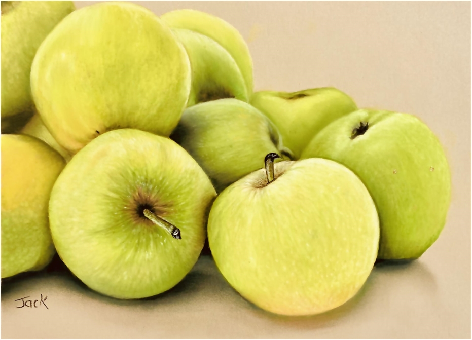 Green apples